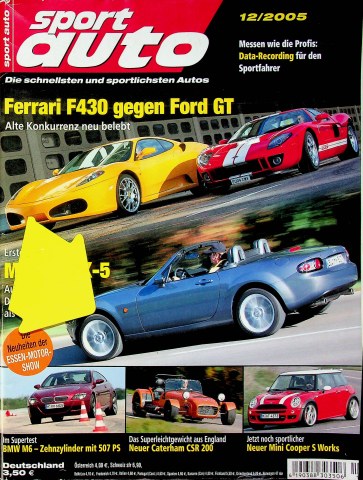 Deckblatt Sport Auto (12/2005)